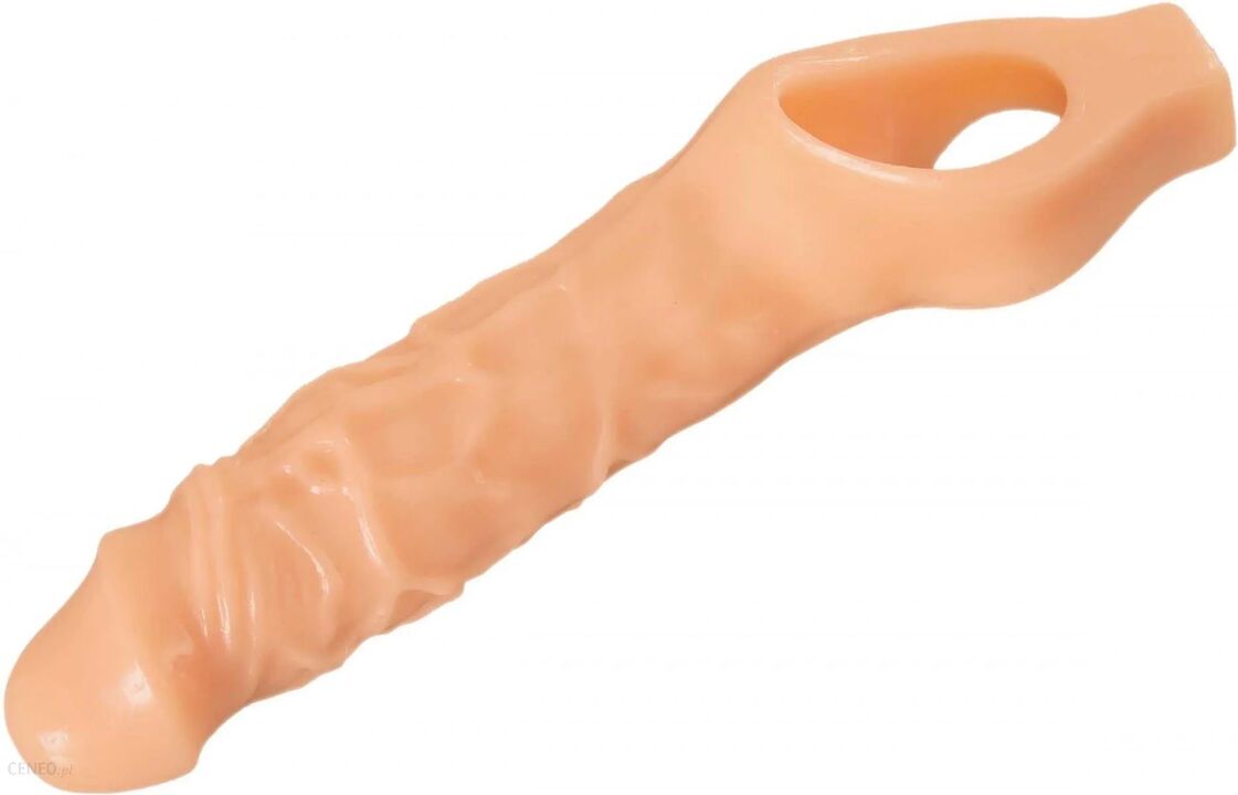 Penis attachment made of soft rubber