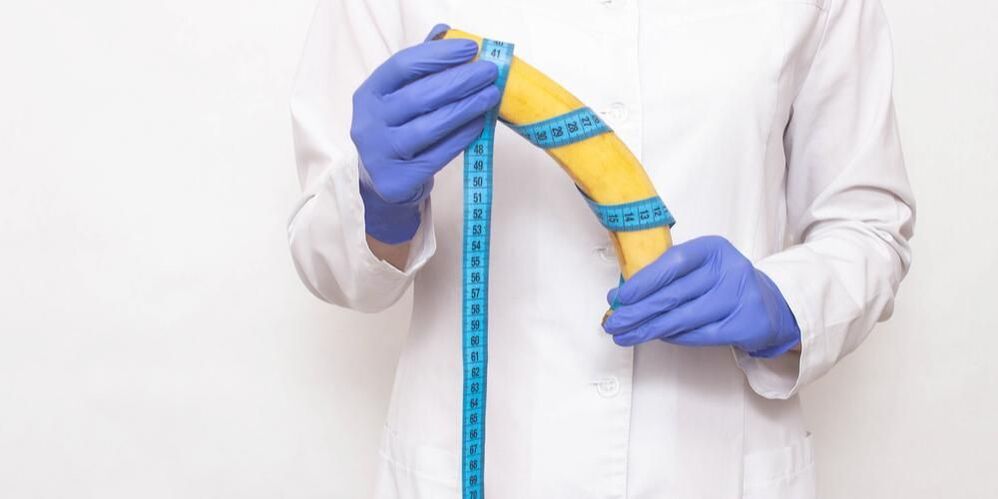 A banana in one centimeter symbolizes a penis enlarged with lemonade